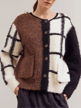 Grade & Gather Heavyweight Block Pattern Cardigan